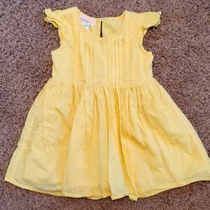 Yellow cotton dress